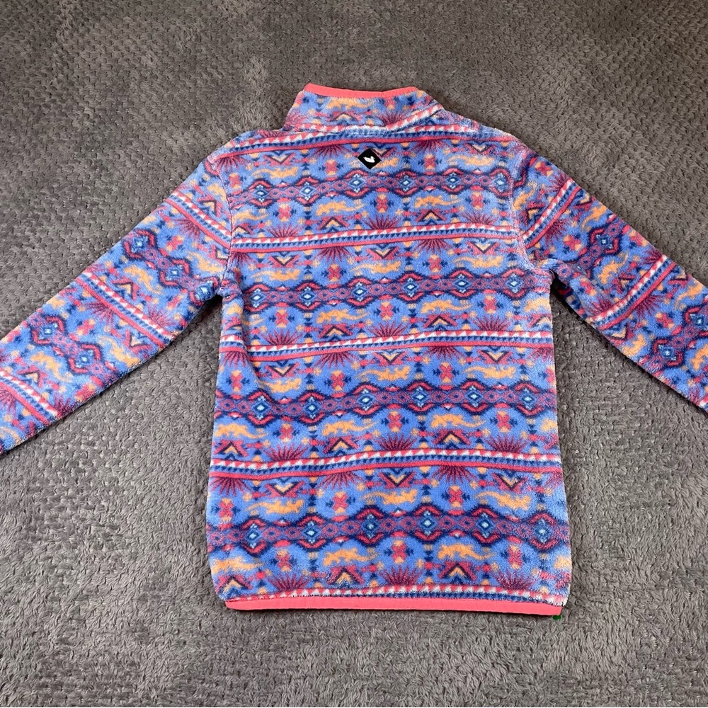 Southern Marsh Dorado Fleece Pullover Women's Size XS Aztec Print 1/4 Zip Retro - Picture 6 of 9